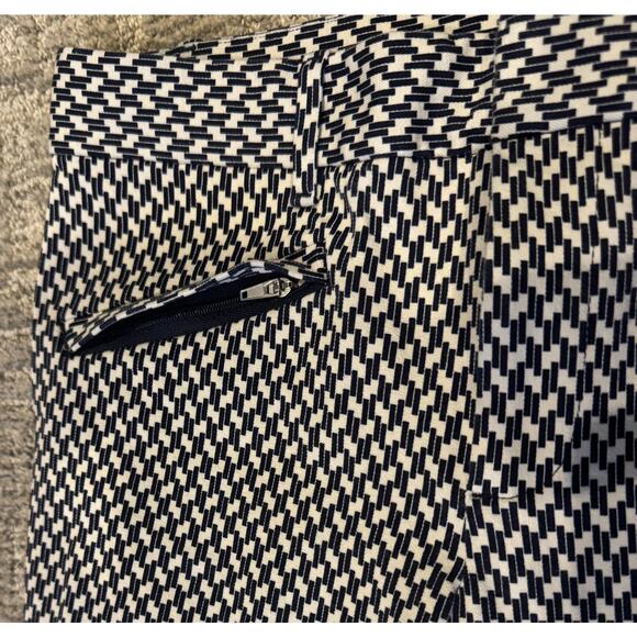 Gap 3 Pair Bundle Career Skinny Ankle Pants Pindot White, Burgundy, Navy Tile 2R - Picture 8 of 15